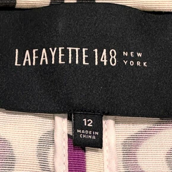 Lafayette 148 New York Abstract Print Blazer - Picture 3 of 5